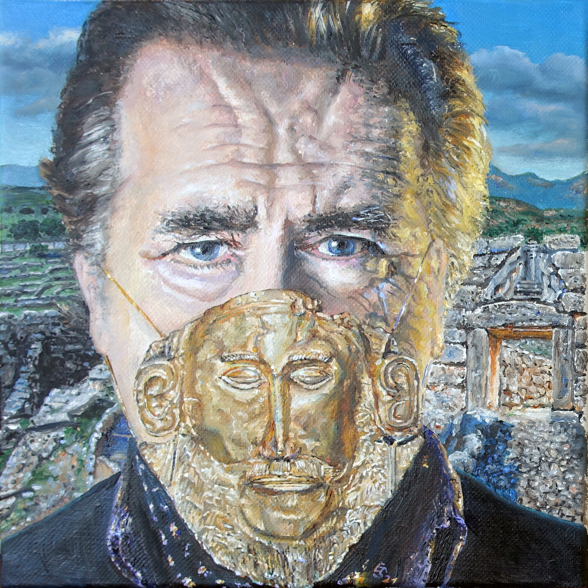 49 Goldmaske des Agamemnon (Brian Cox), 2021 (Goldstück 49)