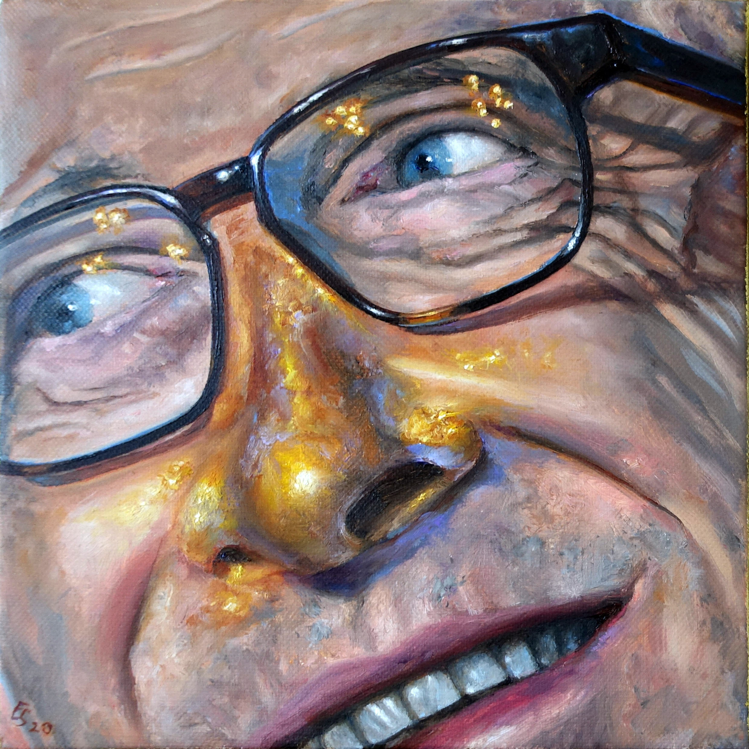 9 Goldene Nase (Bill Gates), 2020 (Goldstück 9)