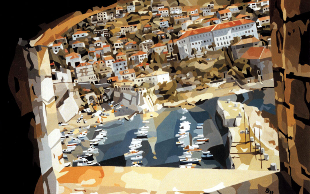 Blick auf Dubrovnik, 1989