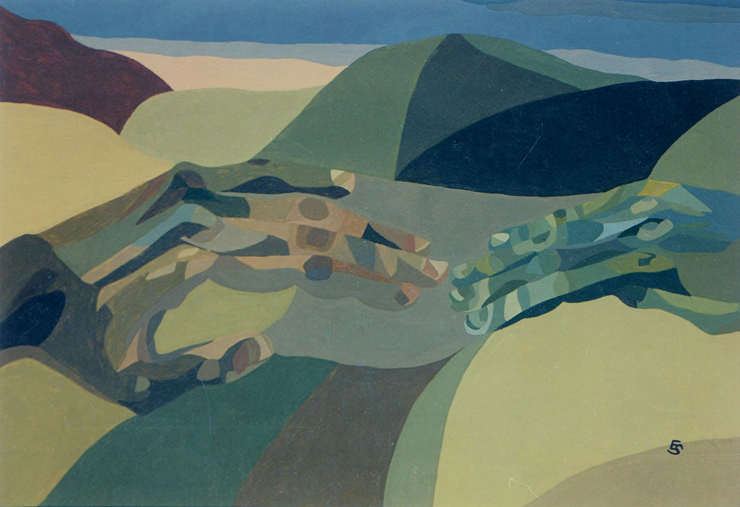 Handliche Landschaft, 1988